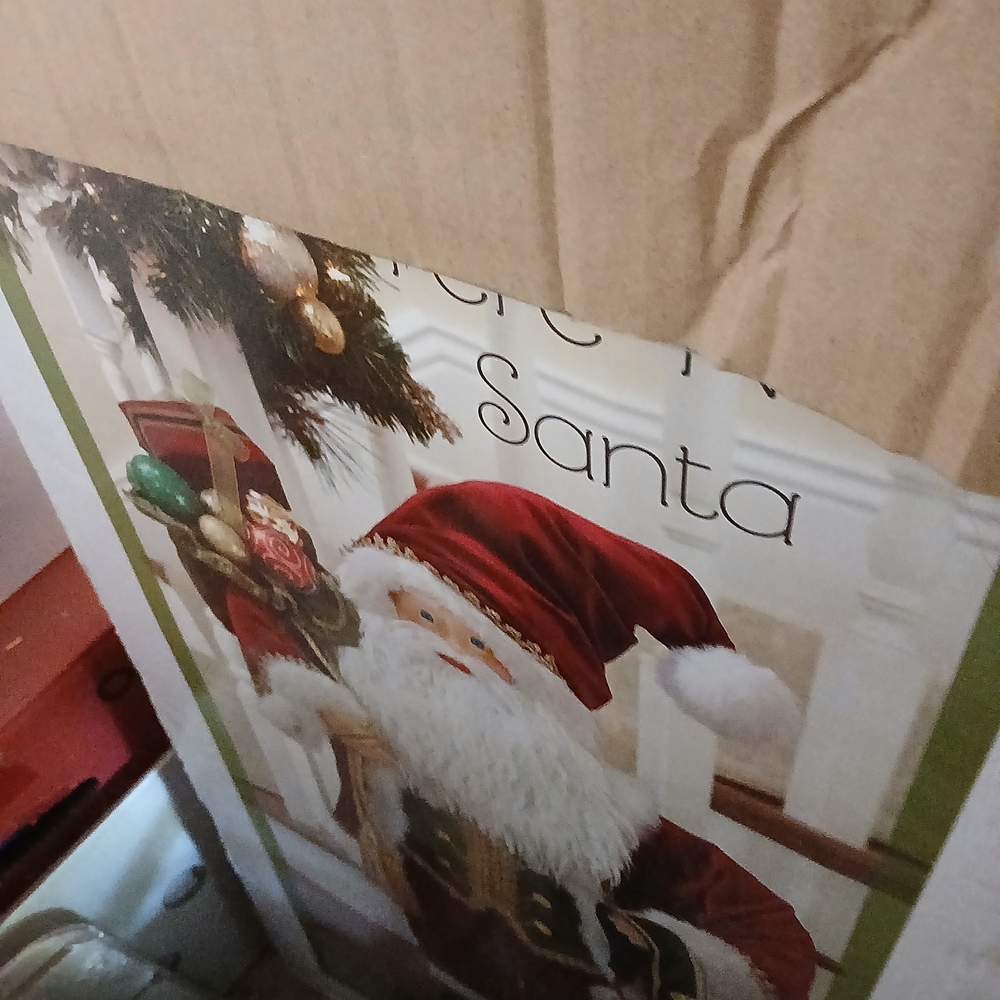 Festive Santa Claus Wall Art